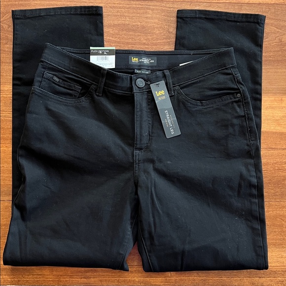 NWT Lee Women’s Black Flex Motion Jeans Size 10 - Picture 4 of 9